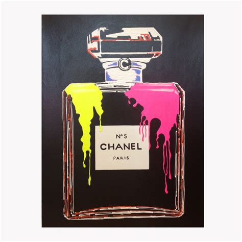 chanel canvas painting